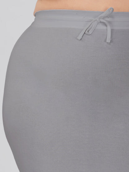 Grey Plus Size Saree Shapewear