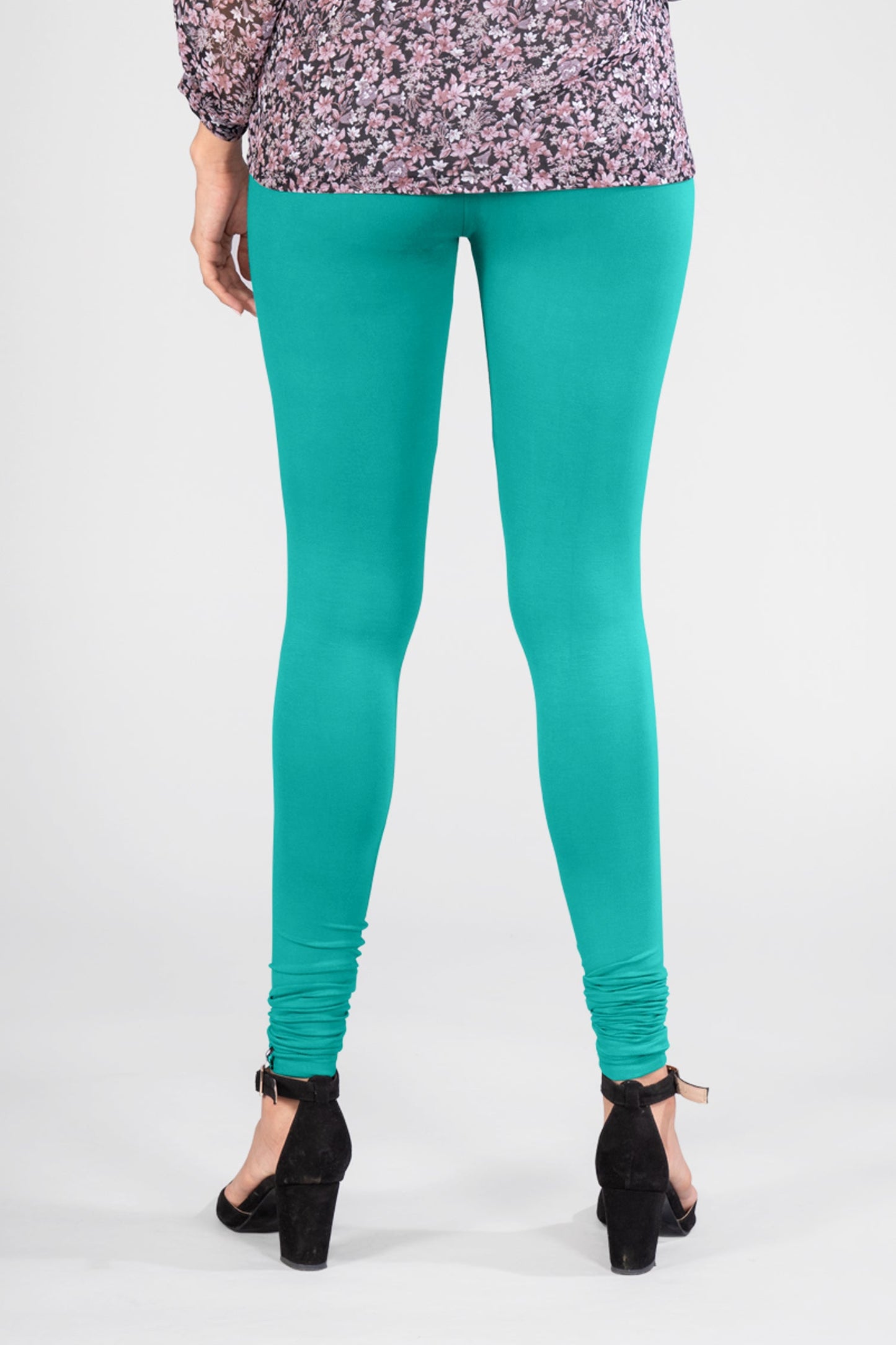 Soul Blue Viscose Churidar Leggings