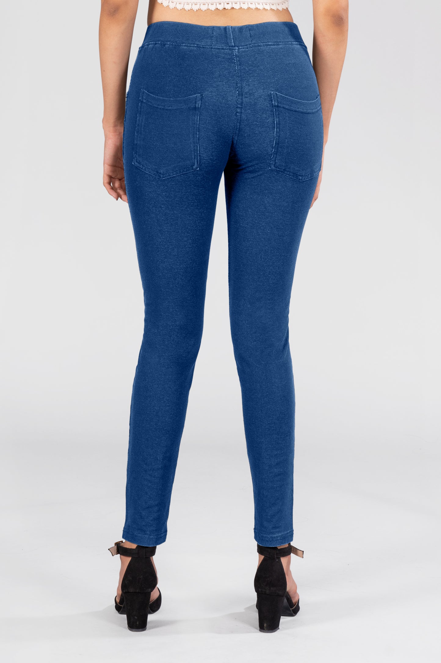 Denium Jeggings with Side Pocket