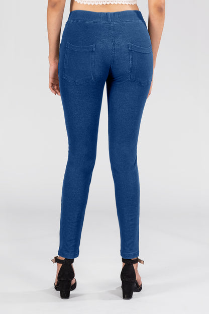Denium Jeggings with Side Pocket