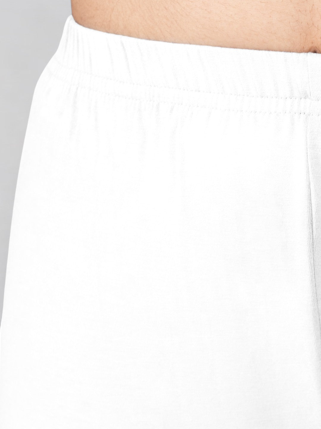 Angelic White Viscose Capri Leggings