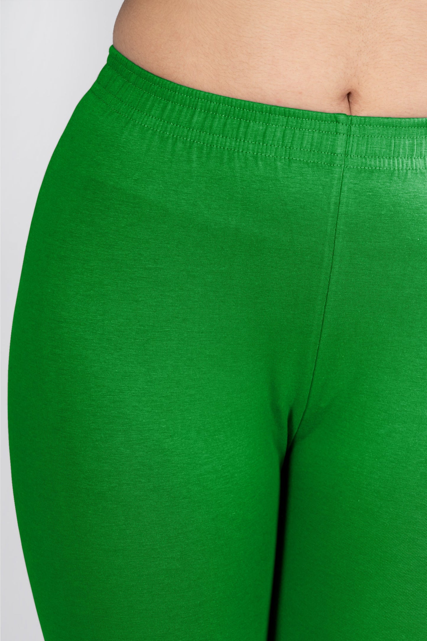 Light Pakistan Green Cotton Churidar Leggings