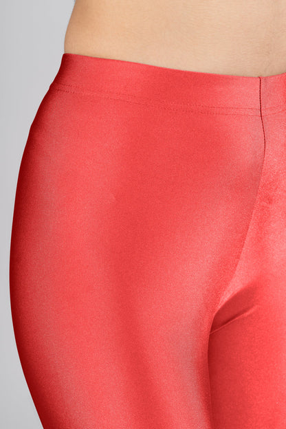 Red Shimmer Leggings