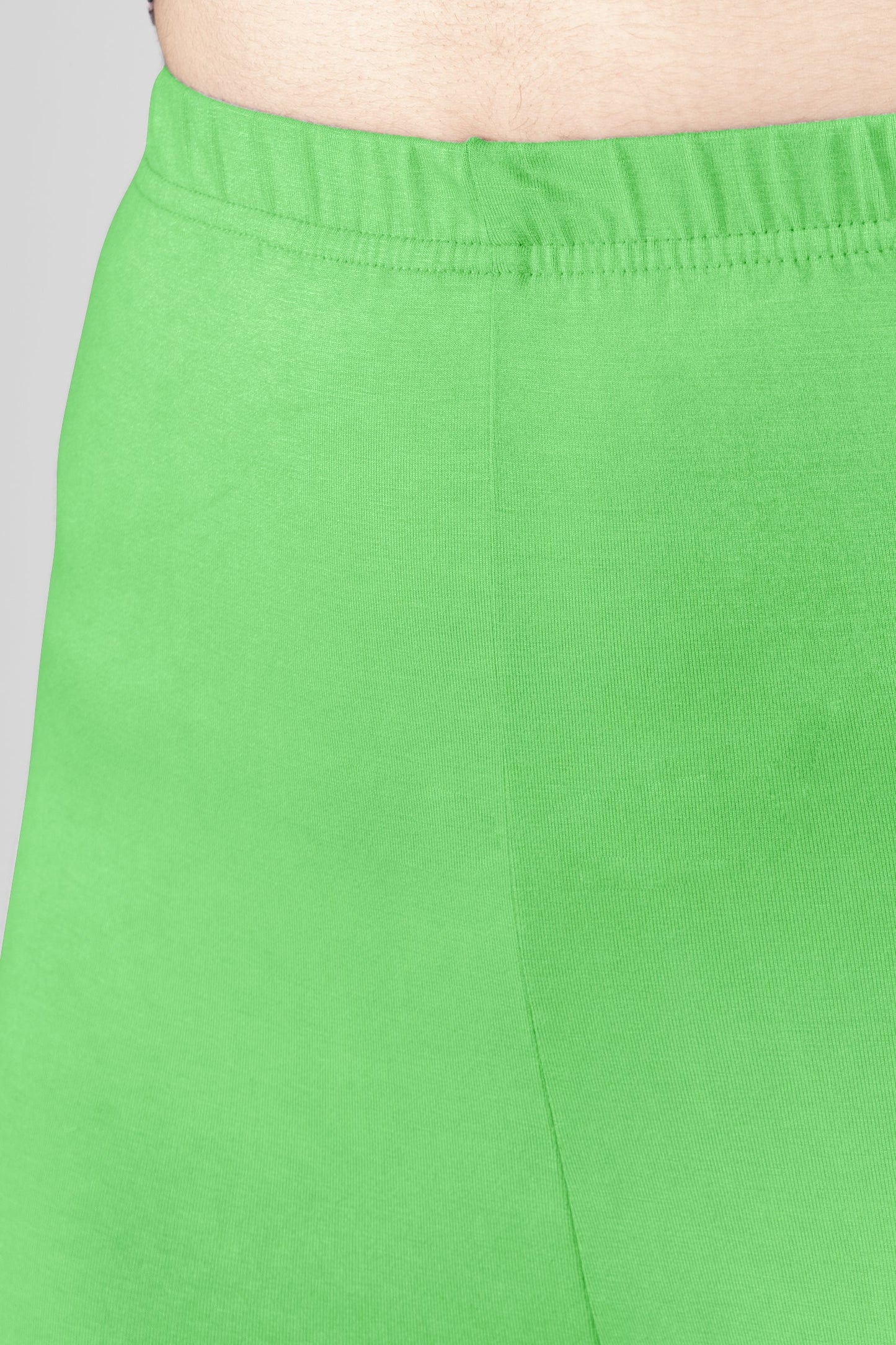 Poise Green Viscose Churidar Leggings