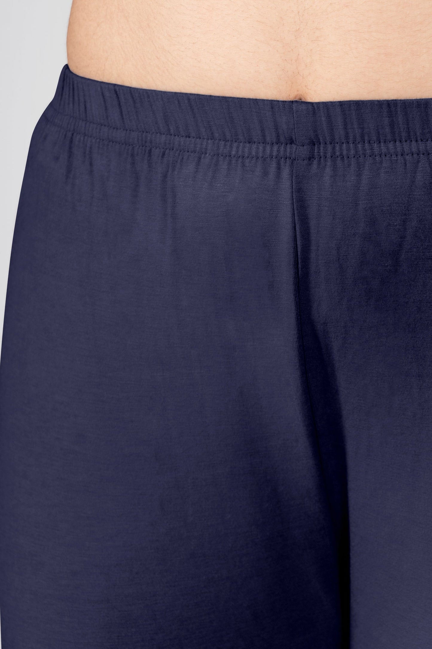 Vintage Blue Viscose Capri Leggings