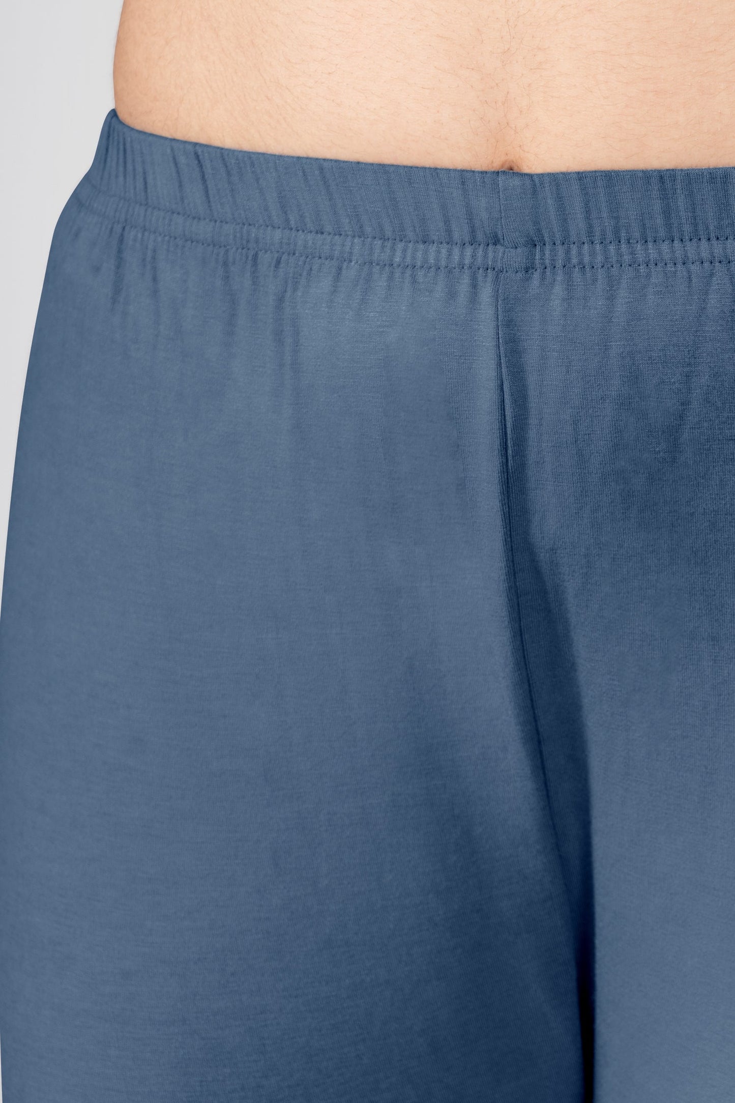 Bravo Blue Viscose Capri Leggings