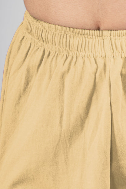 Skin Tone Cotton Patiala Pants