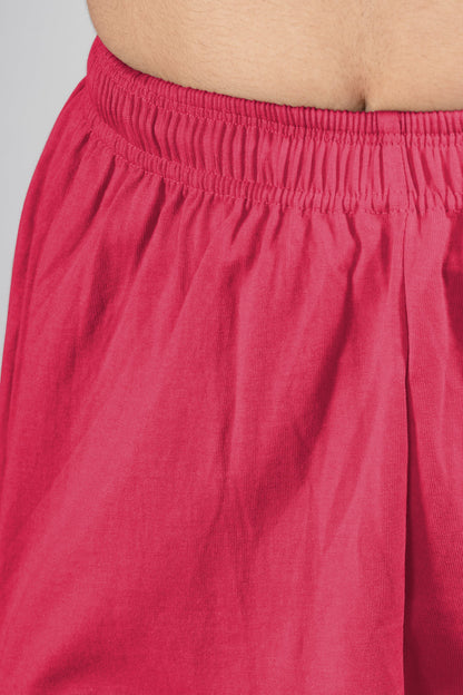 Dark Rani Cotton Patiala Pants