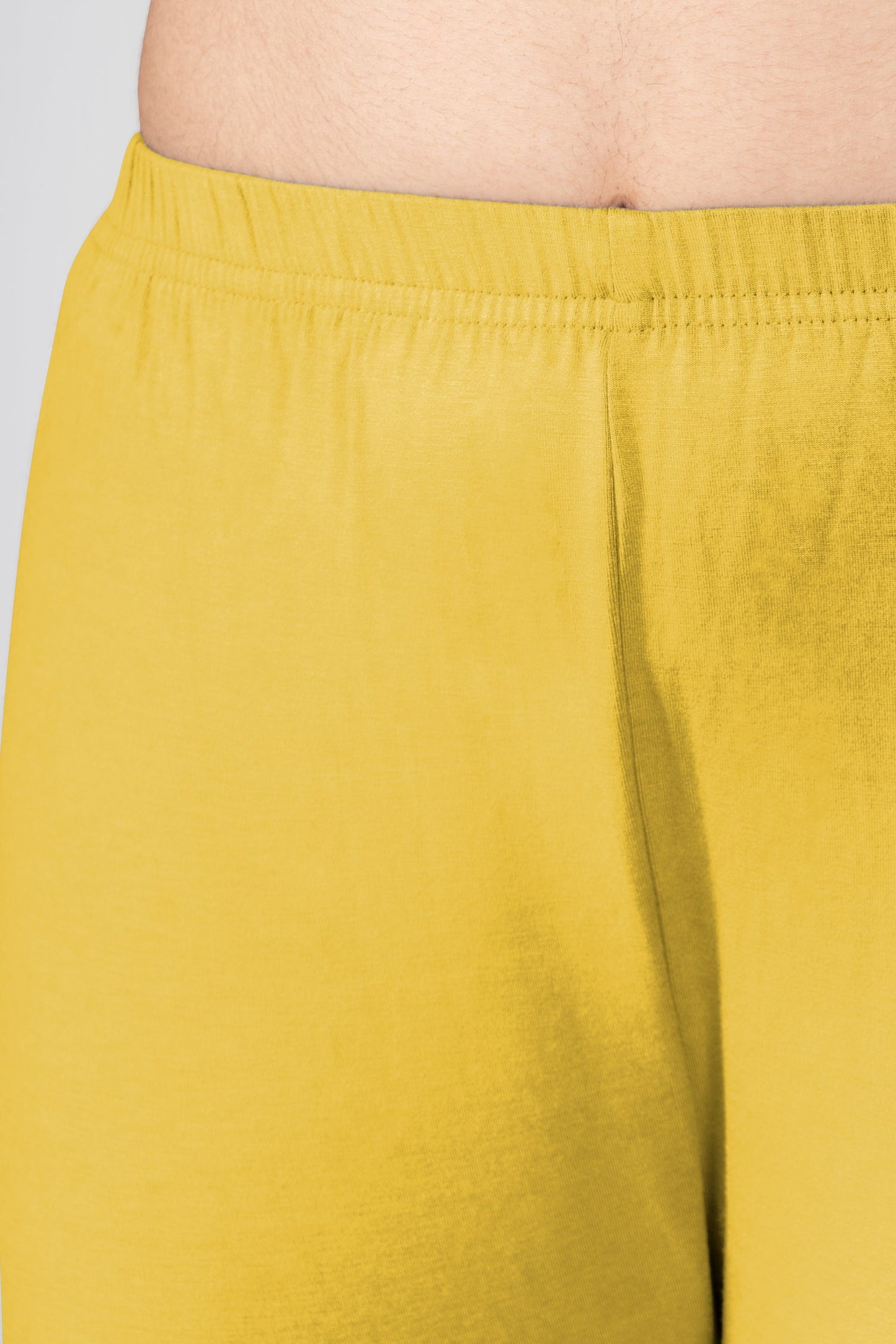 Golden Delight Viscose Capri Leggings