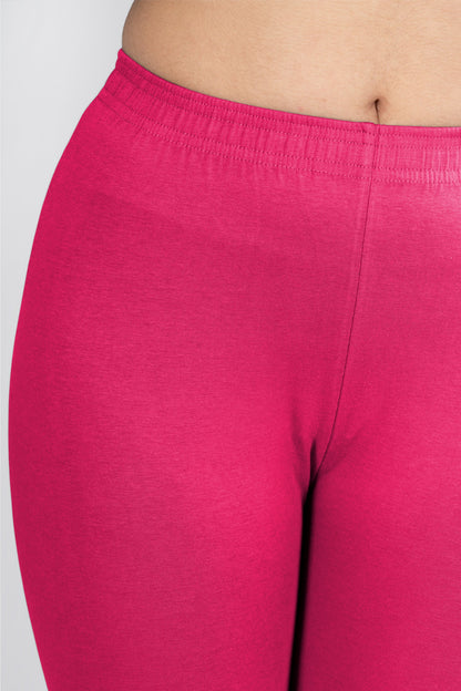 Rani Rose Cotton Churidar Leggings