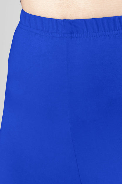 Paradise Blue Viscose Churidar Leggings