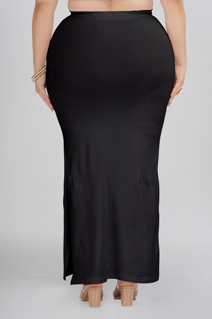 Black Plus Size Saree Shapewear