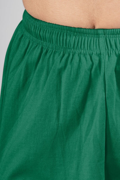 Rama Blue Cotton Patiala Pants