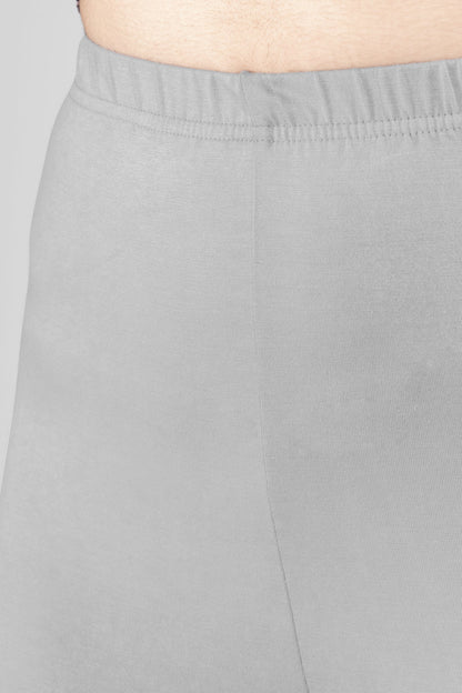 Cosmic Grey Viscose Churidar Leggings