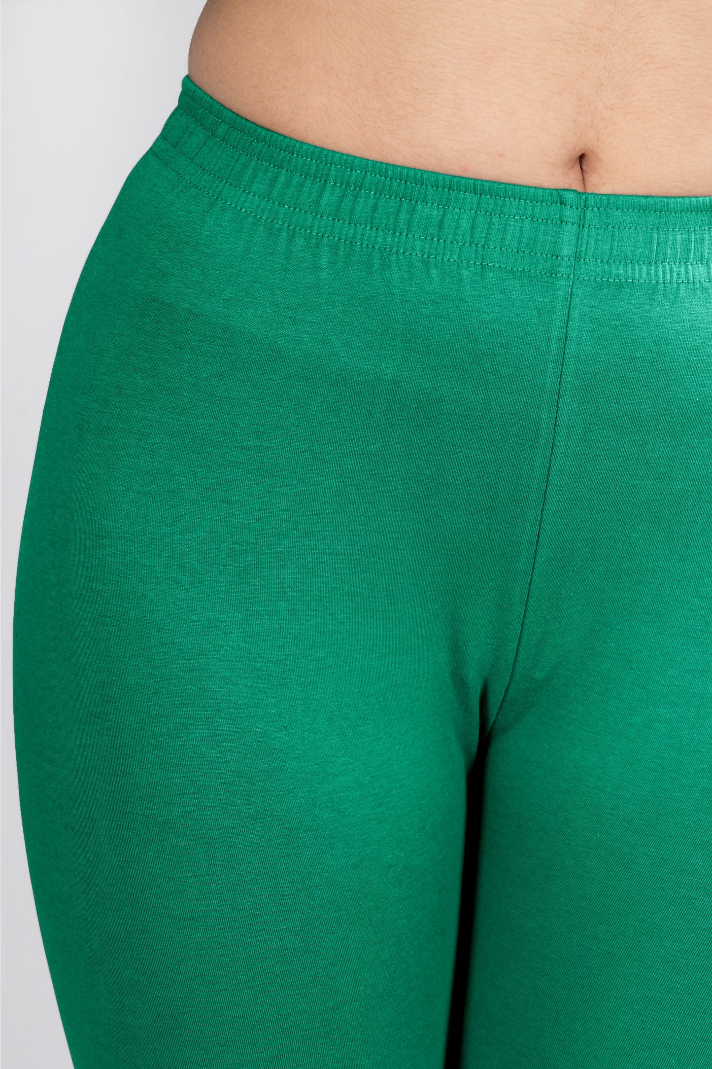 New Neon Green Cotton Churidar Leggings