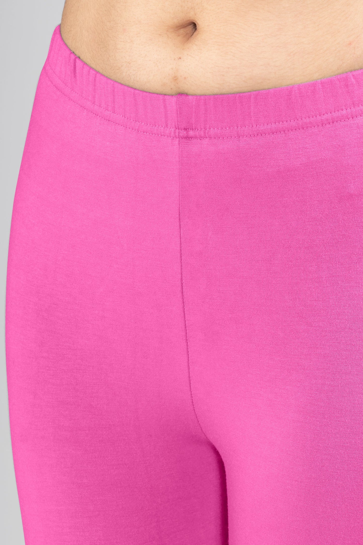 Fuchsia Medley Viscose Ankle Leggings