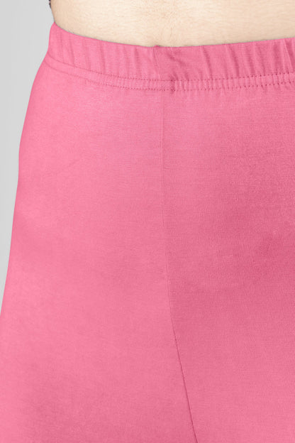 Pink Goddess Viscose Churidar Leggings