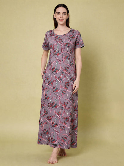 Leaf Print Nighty