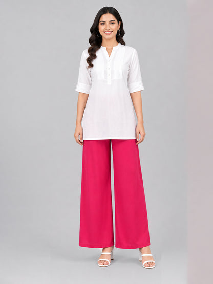 Rani Pink Rayon Palazzo