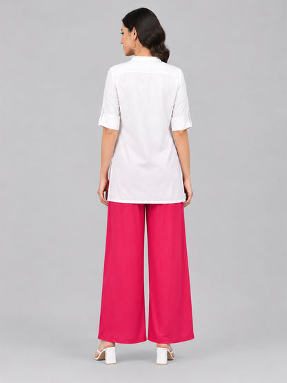 Rani Pink Rayon Palazzo