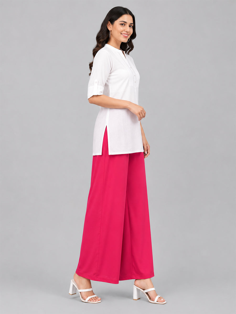 Rani Pink Rayon Palazzo
