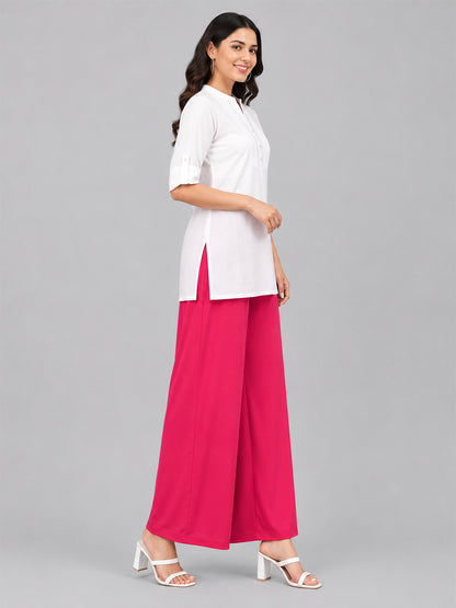 Rani Pink Rayon Palazzo