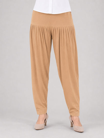 Skin Tone Cotton Patiala Pants