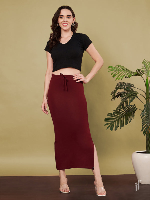Maroon Saree Shapewear