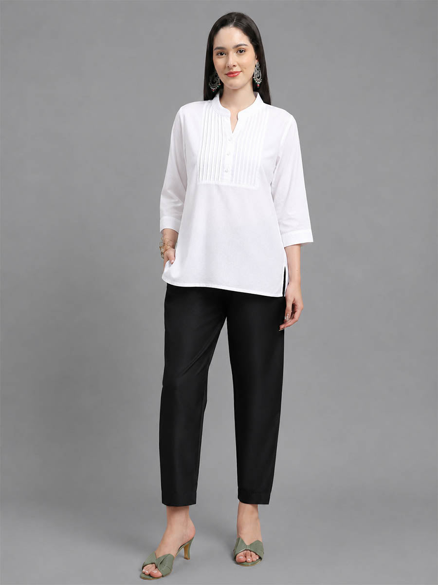 Silky Kurti Pant Black