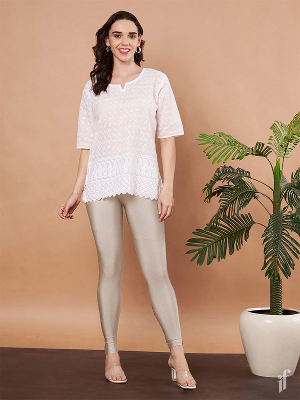 Silver Shimmer Leggings