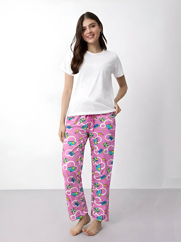 AOP Printed Night Pant