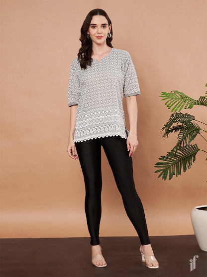 Black Shimmer Leggings