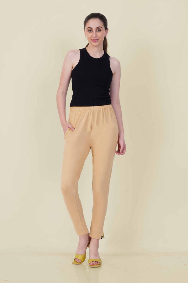 Skin-Tone Kurti Pant