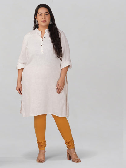 Stone Plus Size Cotton Churidar Leggings