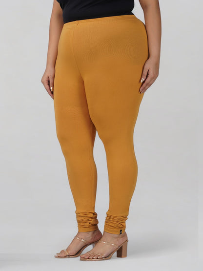 Stone Plus Size Cotton Churidar Leggings