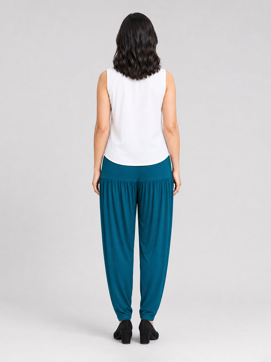 Rama Blue Cotton Patiala Pants