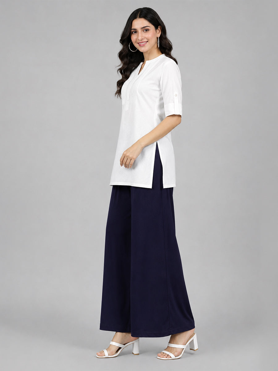 Navy Rayon Palazzo