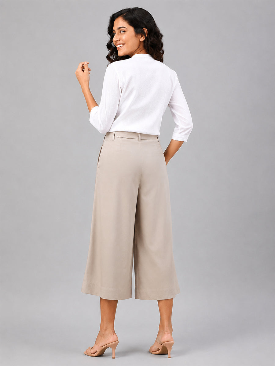 Rayon Culottes Black Tapiaco