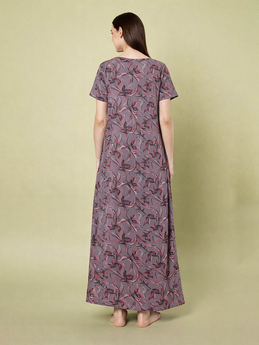 Leaf Print Nighty
