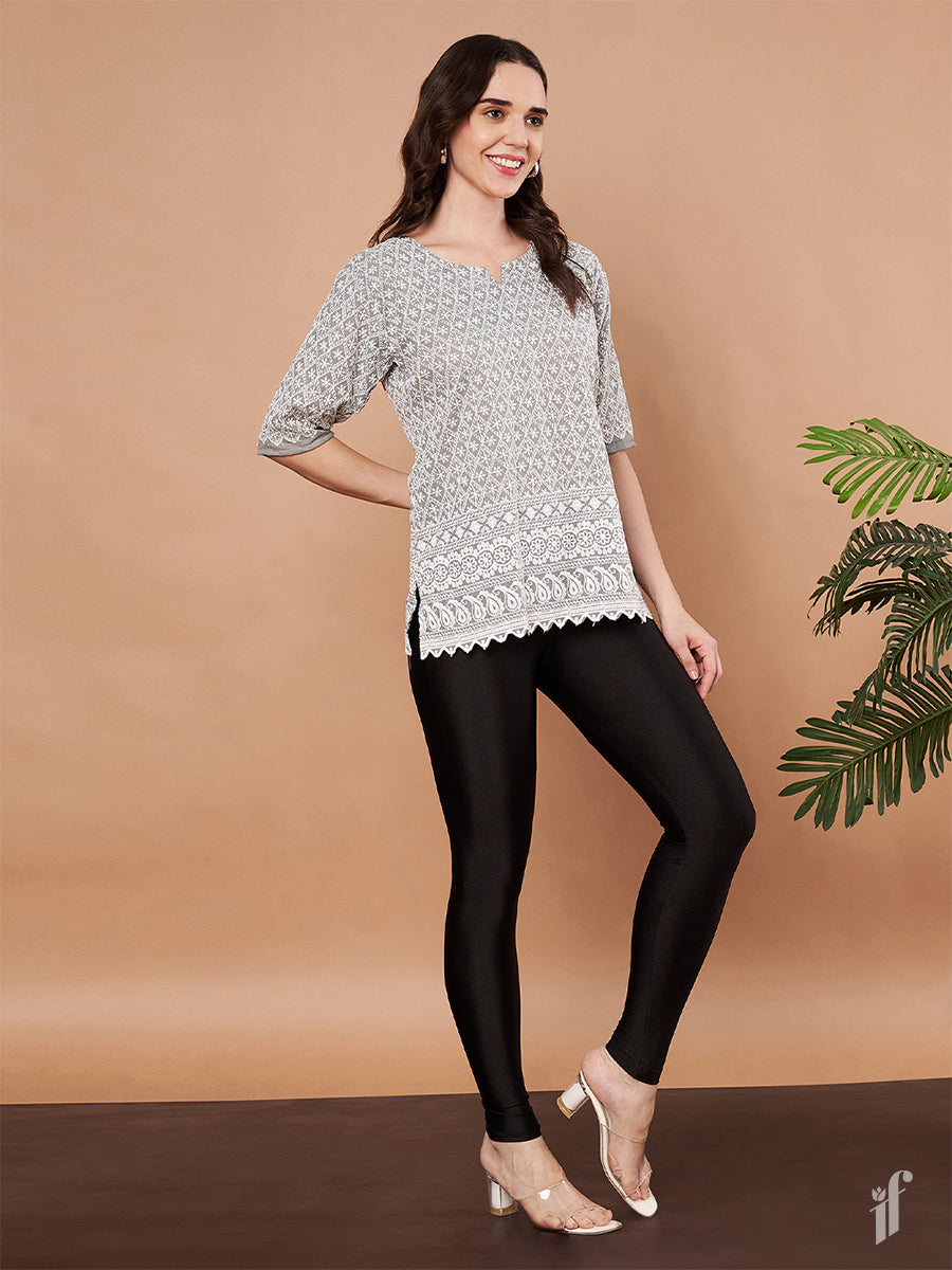 Black Shimmer Leggings