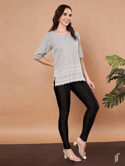 Black Shimmer Leggings