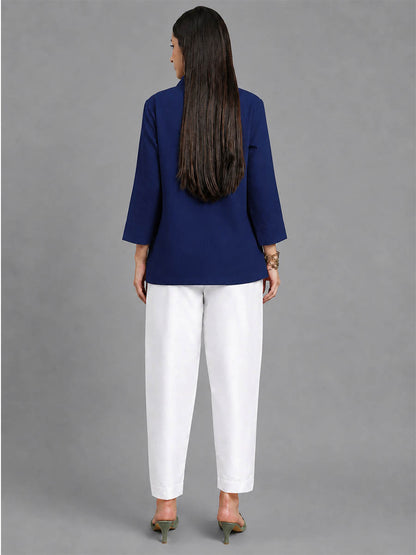 Silky Kurti Pant White