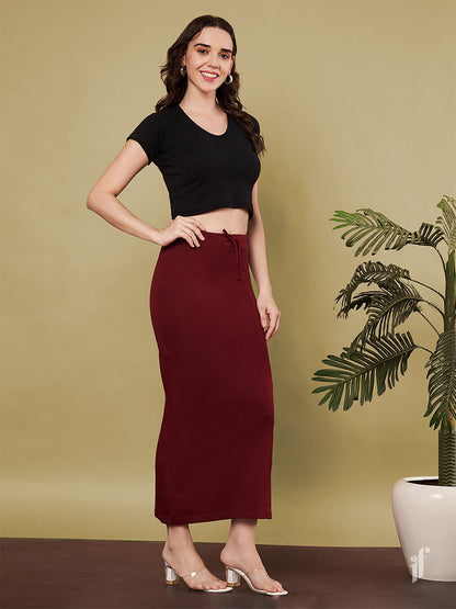 Maroon Saree Shapewear