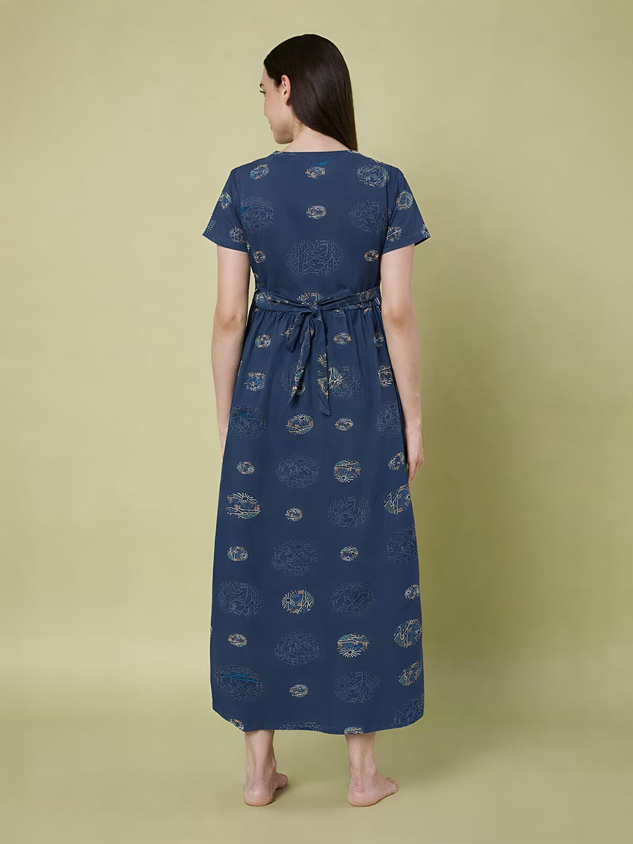 N Green AOP Printed Maternity
