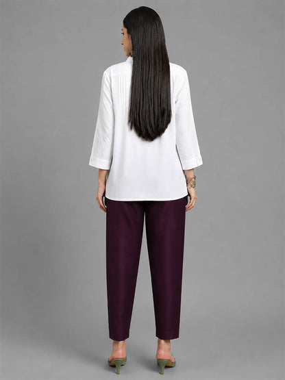 Silky Kurti Pant Fuchsia