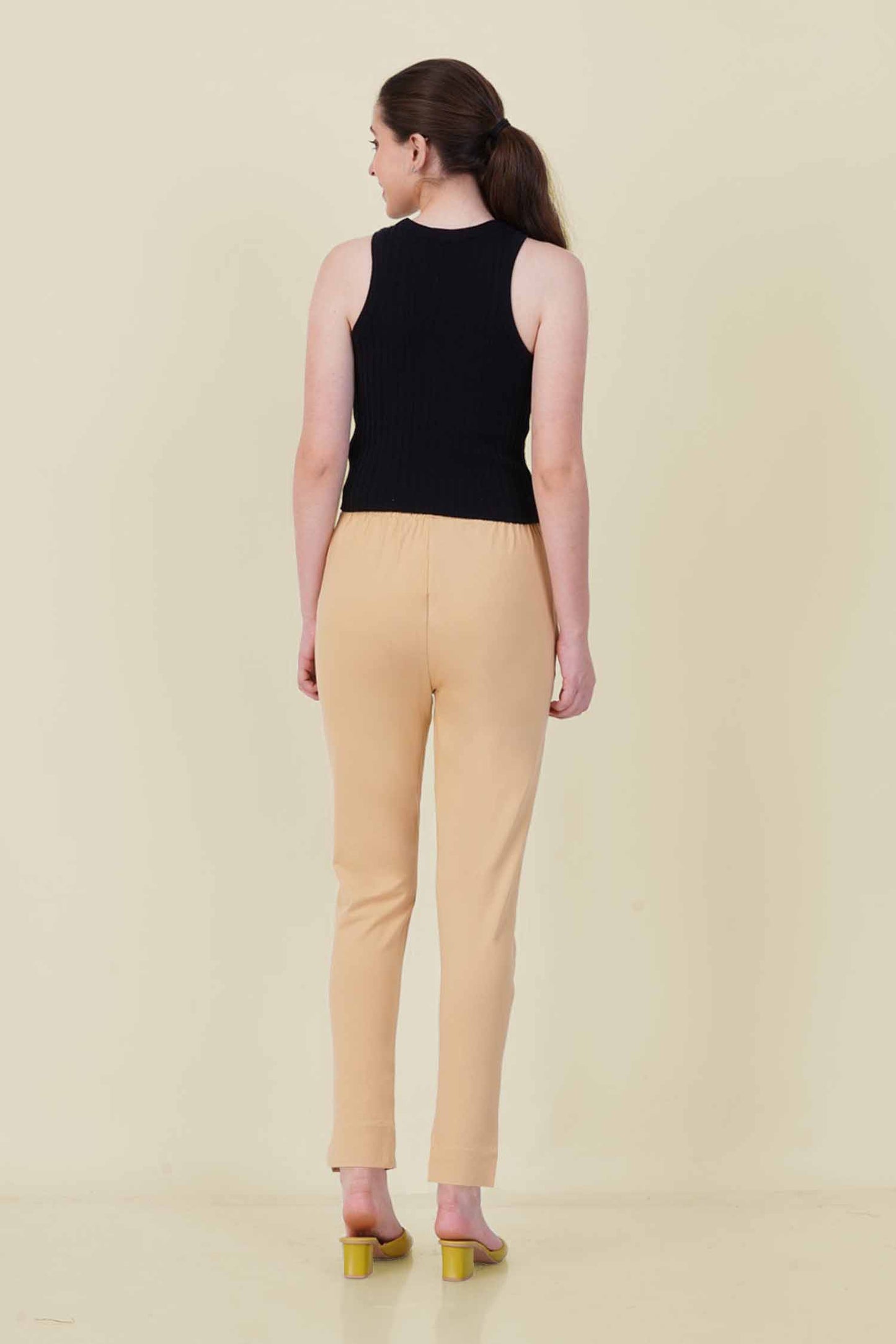Skin-Tone Kurti Pant
