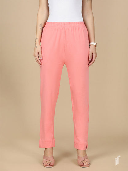 Tea Rose Knitted Kurti Pant