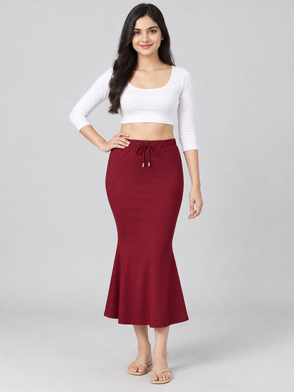 Saree Shape wear Wine