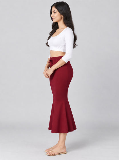 Saree Shape wear Wine