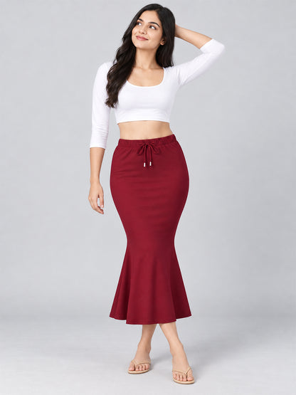 Saree Shape wear Wine